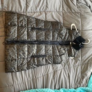 Long puffer vest